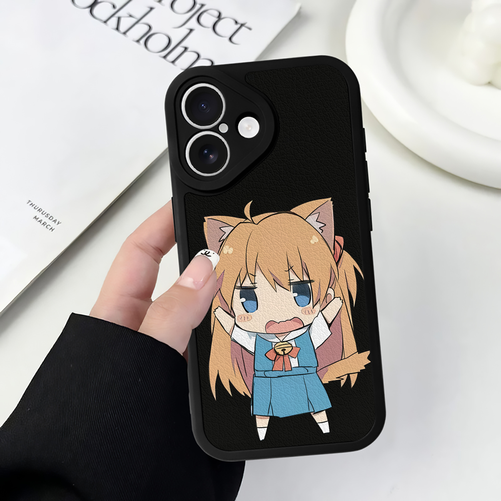 （画像用） EVA 新世紀エヴァンゲリオン 【iPhone 16シリーズ対応】シリコンスマホケース（レザー調） 材質：シリコン